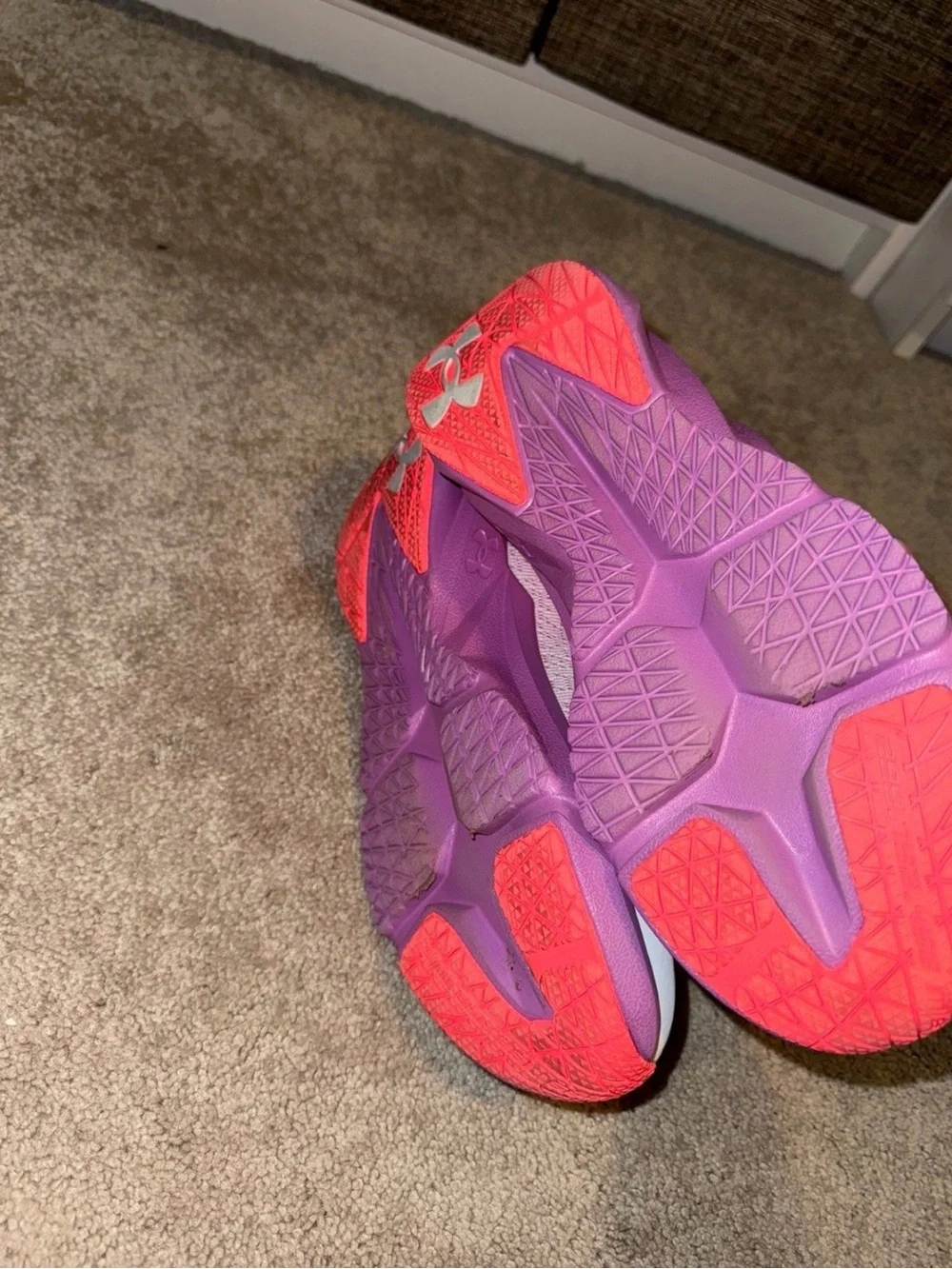 Under Armour Women's Light Pink, Hot Pink & Purple Training Sneakers